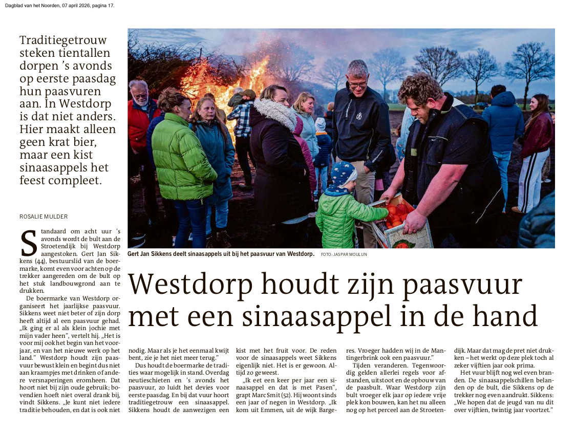 Paasvuren Westdorp